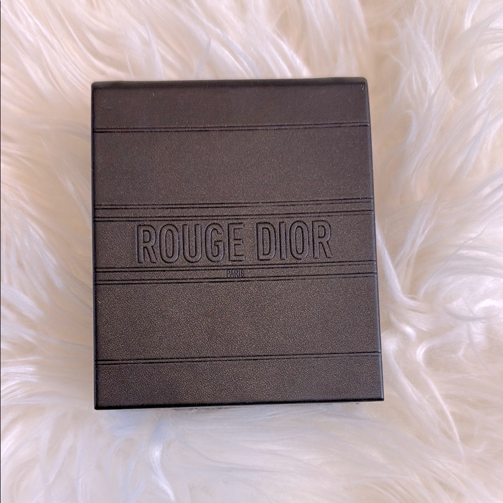 Dior Rouge beauty Chic Black Cosmetic Box with Mirror